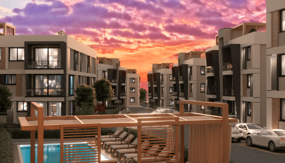 Girne Lapta'da Satılık Modern 2+1 Daireler
