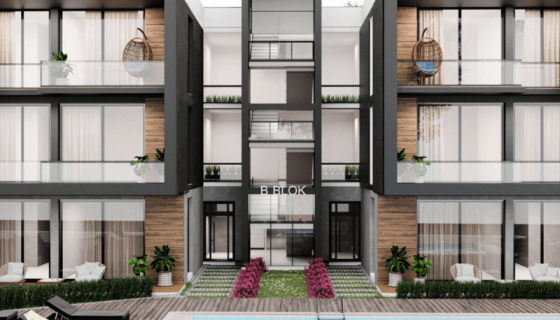 Girne Alsancak'ta Satılık 1+1 Modern Daireler
